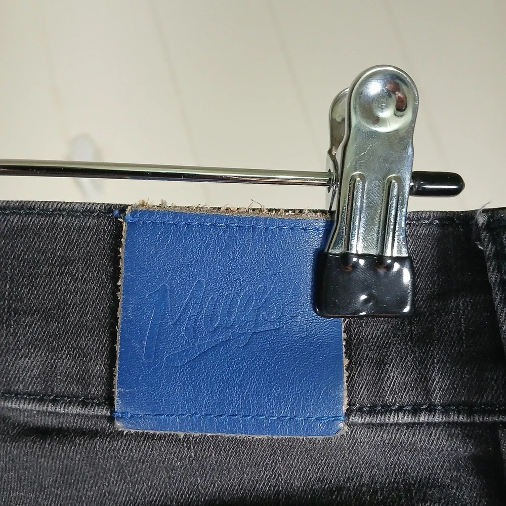 Mugsy Mags Jeans Mens 35x32 Black Slim Straight Stretch FLX4NKG-35X32